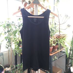 Vintage Calvin Klein black ribbed tank MEDIUM